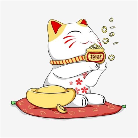 招財貓 png|招财猫图片